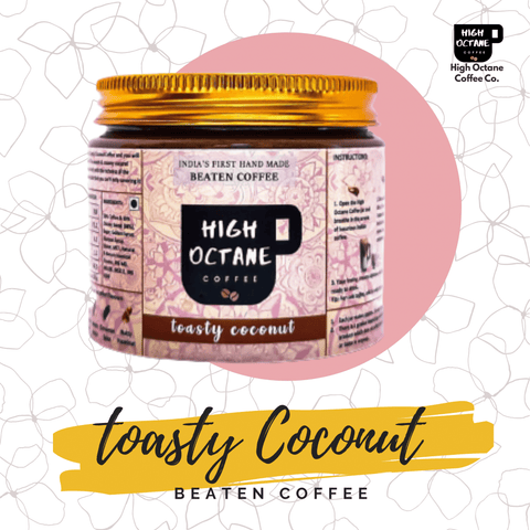 toasty coconut beaten coffee paste high octane coffee company 150g jar pack