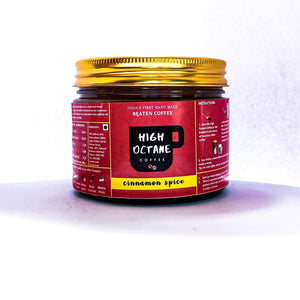 cinnamon spice beaten coffee paste high octane coffee company 150g jar pack - winter coffee