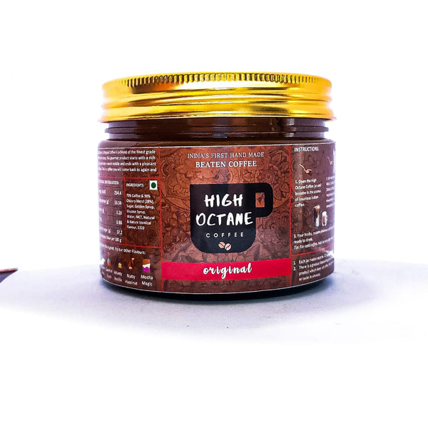 classic original beaten coffee paste high octane coffee company 250g jar pack