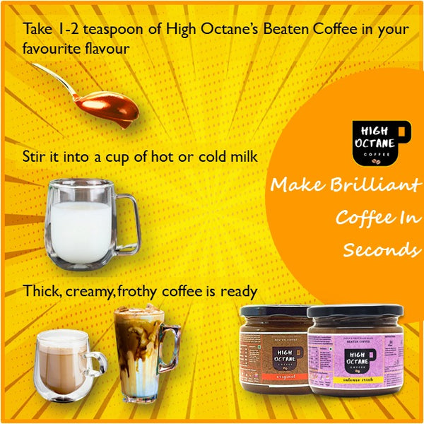 how to make high octane beaten coffee